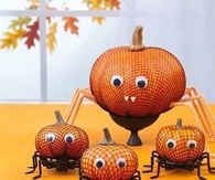 Spiders made from Fishnet Stockings