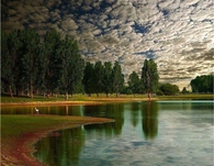Clouds over Lake