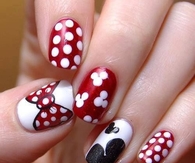 Mickey & Minnie Nails