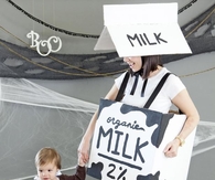 Milk and cookie costume