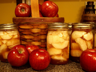 Canned apples
