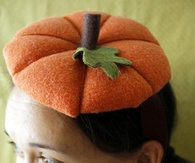 Pumpkin mini hat