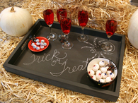 Chalkboard tray