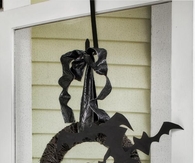 Flying bat wreath