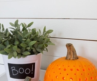 Pretty fretwork pumpkin