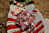 Candy cane hersheys kisses