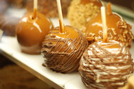 Delicious candy apples