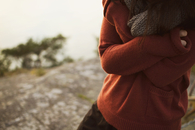Red sweater girl