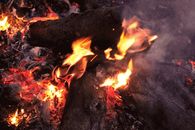 Burning fire