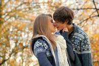 Young autumn love