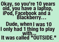 when I was young