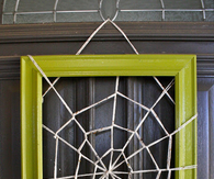 Framed spider web