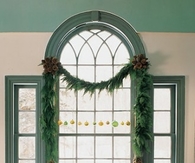 Pinecone rosette garland