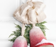 Ombre glittered bells