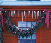 Red berry light garland