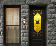 Spooky spider window decoration