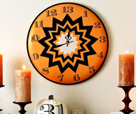 Witching hour wall clock