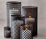 Aluminum candleholders