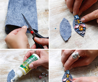 DIY J Crew Jeweled Earrings