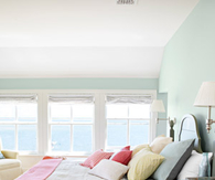 Beach house bedroom