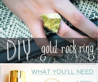 DIY Gold Ring
