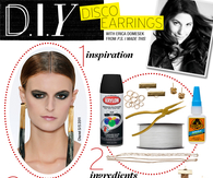 DIY Disco Earrings
