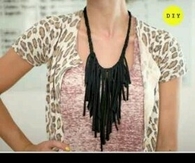 DIY Fringe Necklace