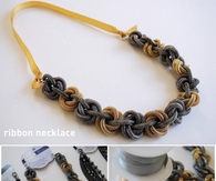 DIY Ribbon Necklace