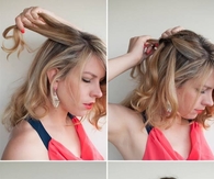 DIY Waterfall Braid Bun