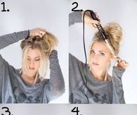 DIY Messy Updo