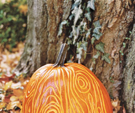 Wooden pattern surface carving