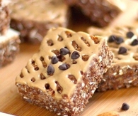 Chocolate caramel krispy treats