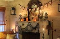 Halloween Mantel