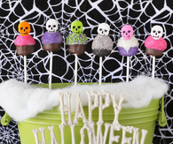 Neon skeleton pops