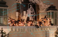 Halloween Mantel Idea