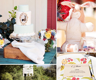 Velveteen rabbit inspired shower