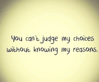 Know My Reasons