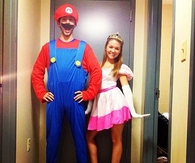 Mario and princess peach