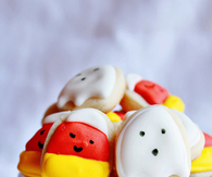 Candy corn and ghost nibbles