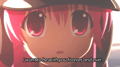 I want to be with you forever and ever