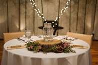 Bride and groom decor