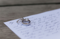 Love note and rings