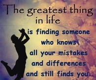 The greatest things in life...