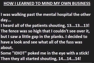 mind my own business