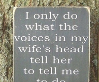 voices in my wifes head