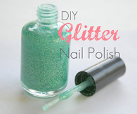 DIY Glitter Nail Polish
