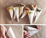 DIY Party Favor Cone Bags