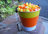 Bucket of candy corn
