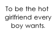 The hot girlfriend every boy wants