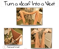DIY Scarf into Vest